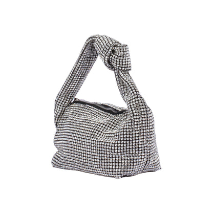 حقيبة سهرة صغيرة مرصعة بالكامل بأحجار الراين