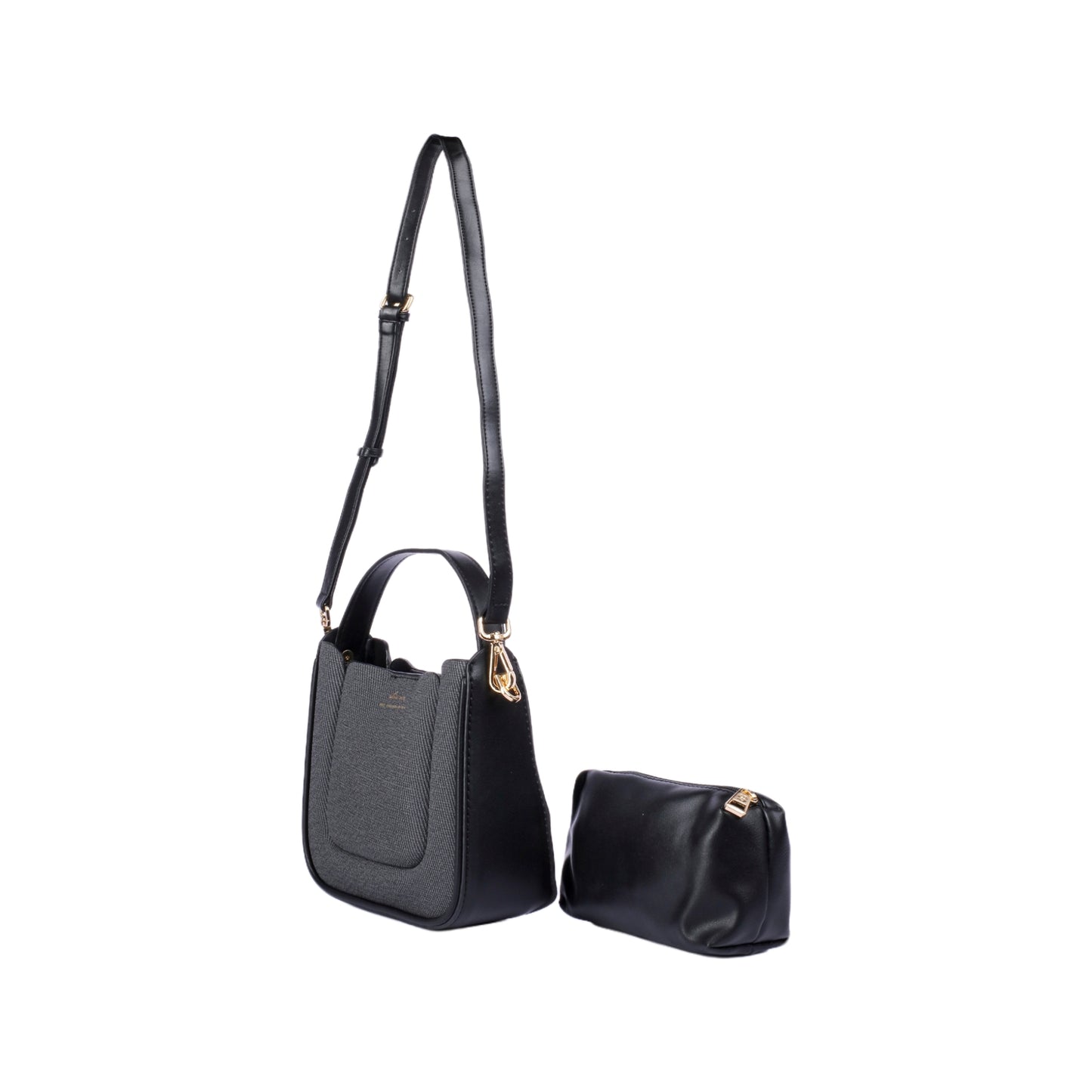 Elegant Crossbody Bag with Inner Pouch