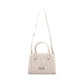 Classic Ribbed Leather Handbag