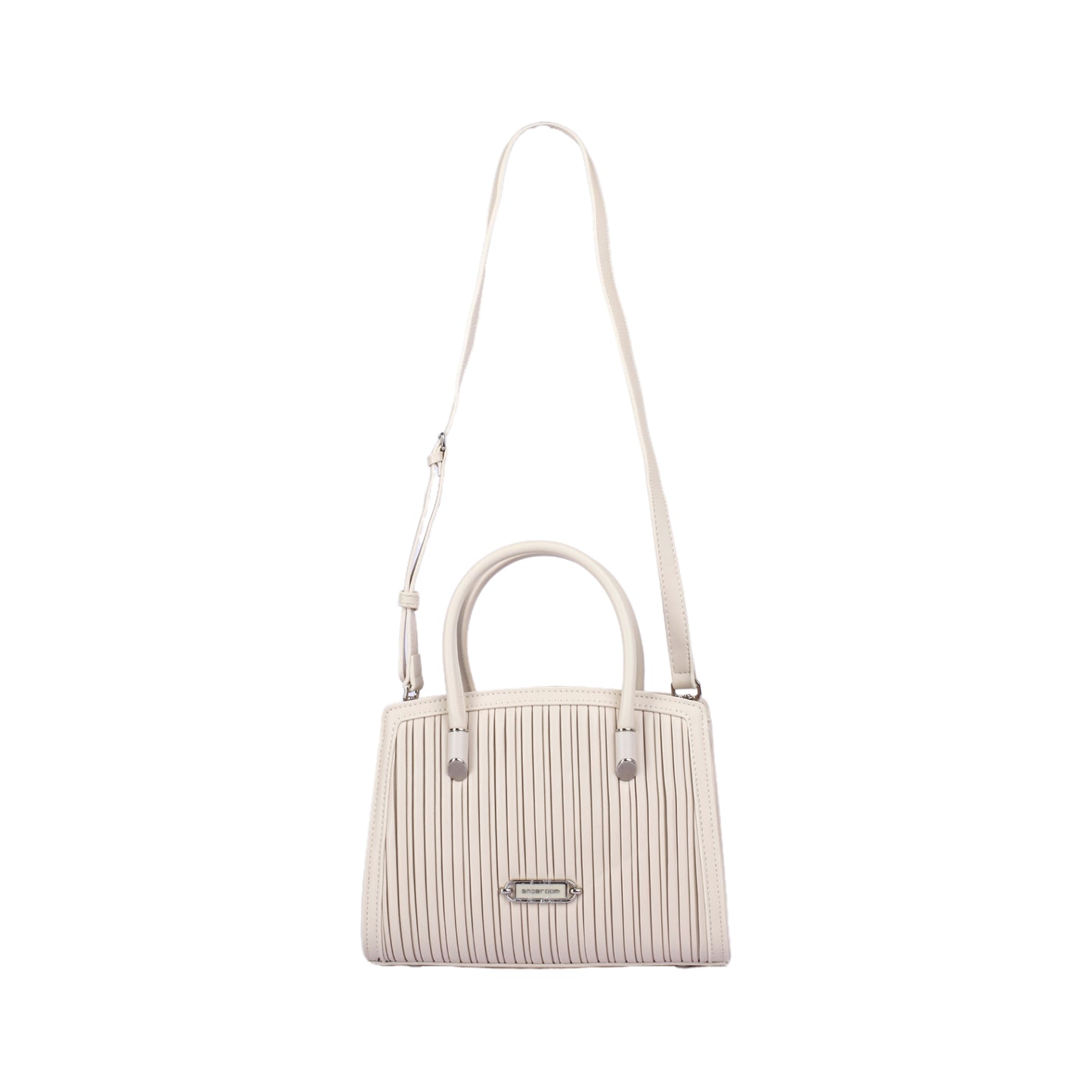 Classic Ribbed Leather Handbag