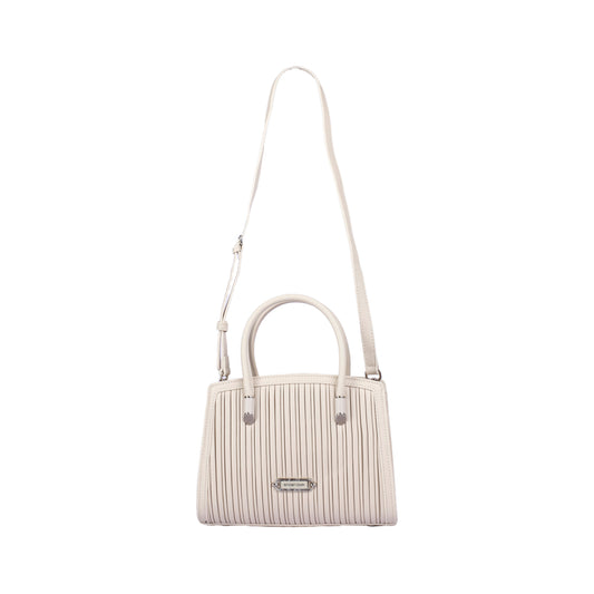 Classic Ribbed Leather Handbag