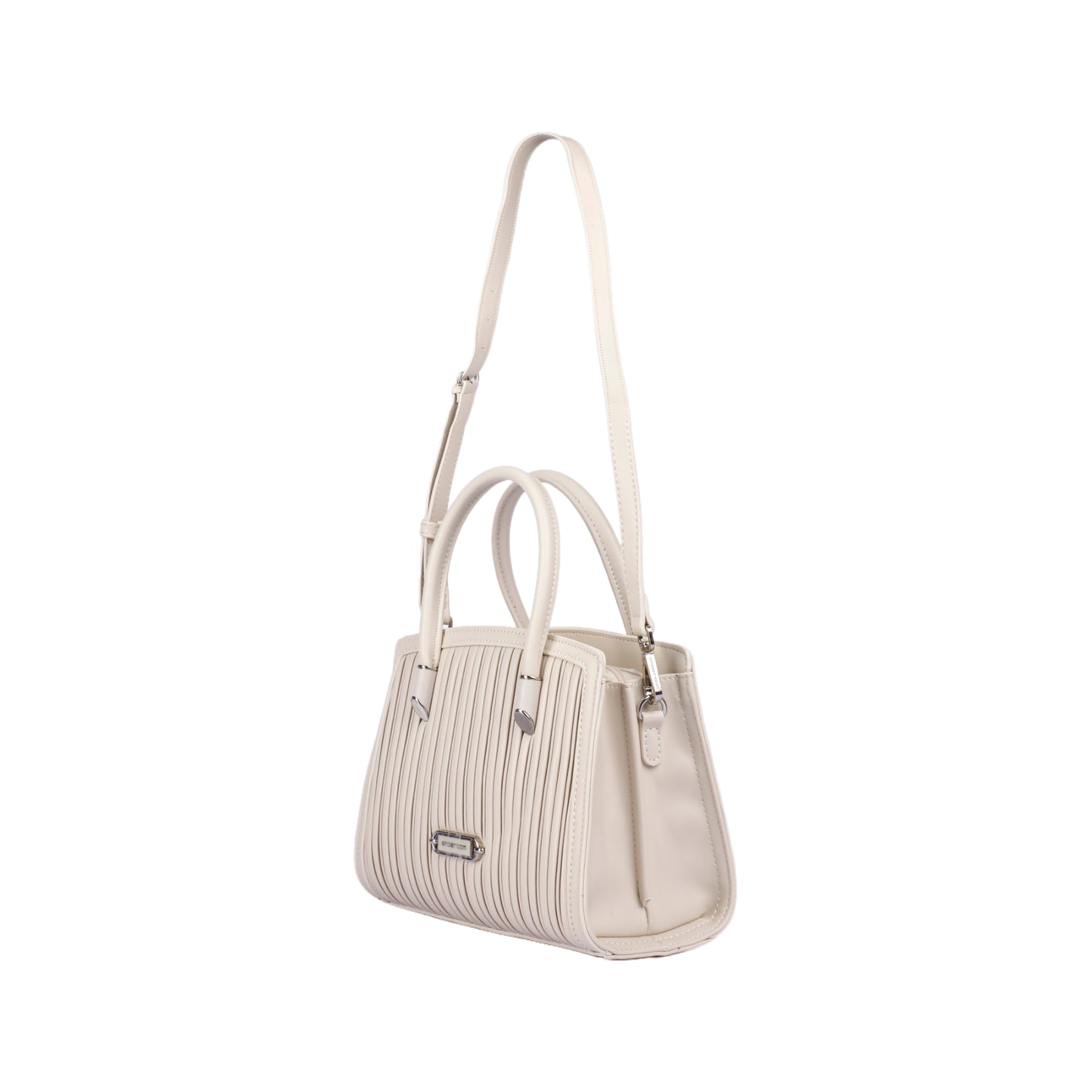 Classic Ribbed Leather Handbag