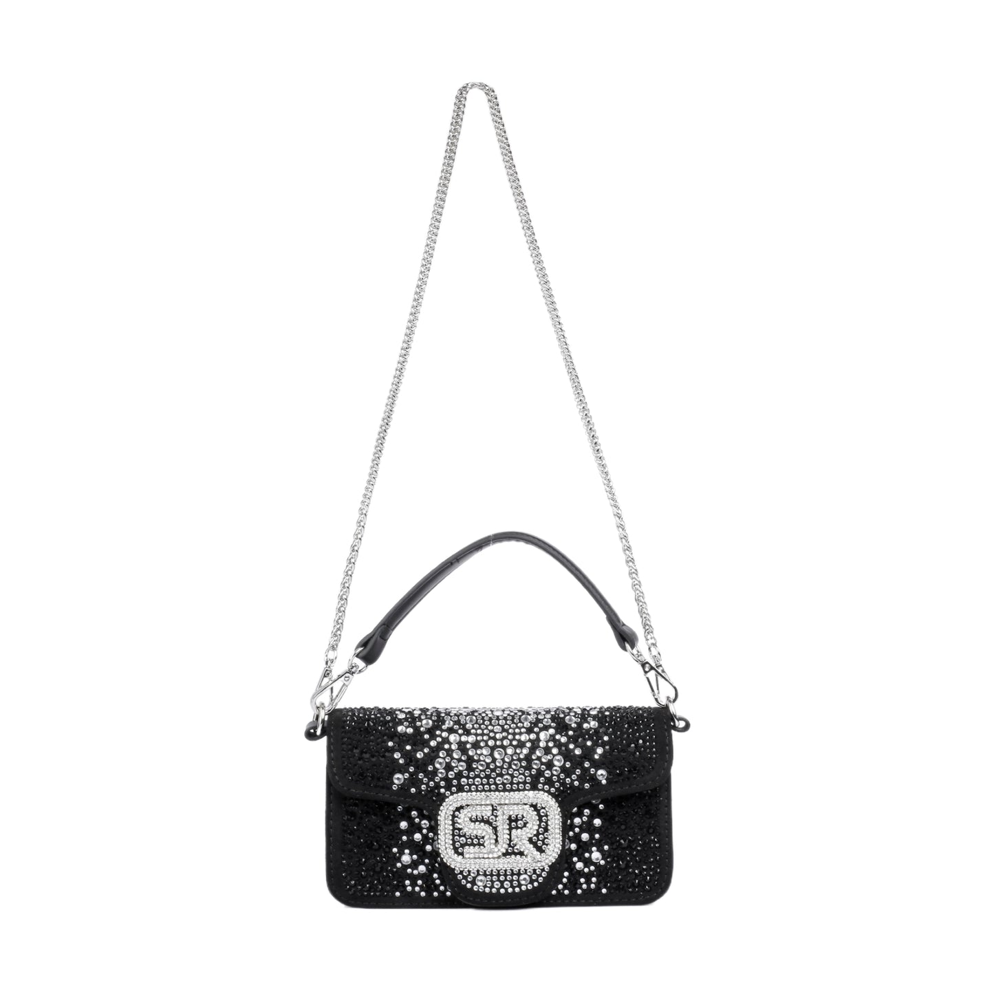 Soiree Rhinestones Mini Bag with Chain