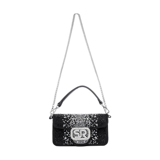 Soiree Rhinestones Mini Bag with Chain