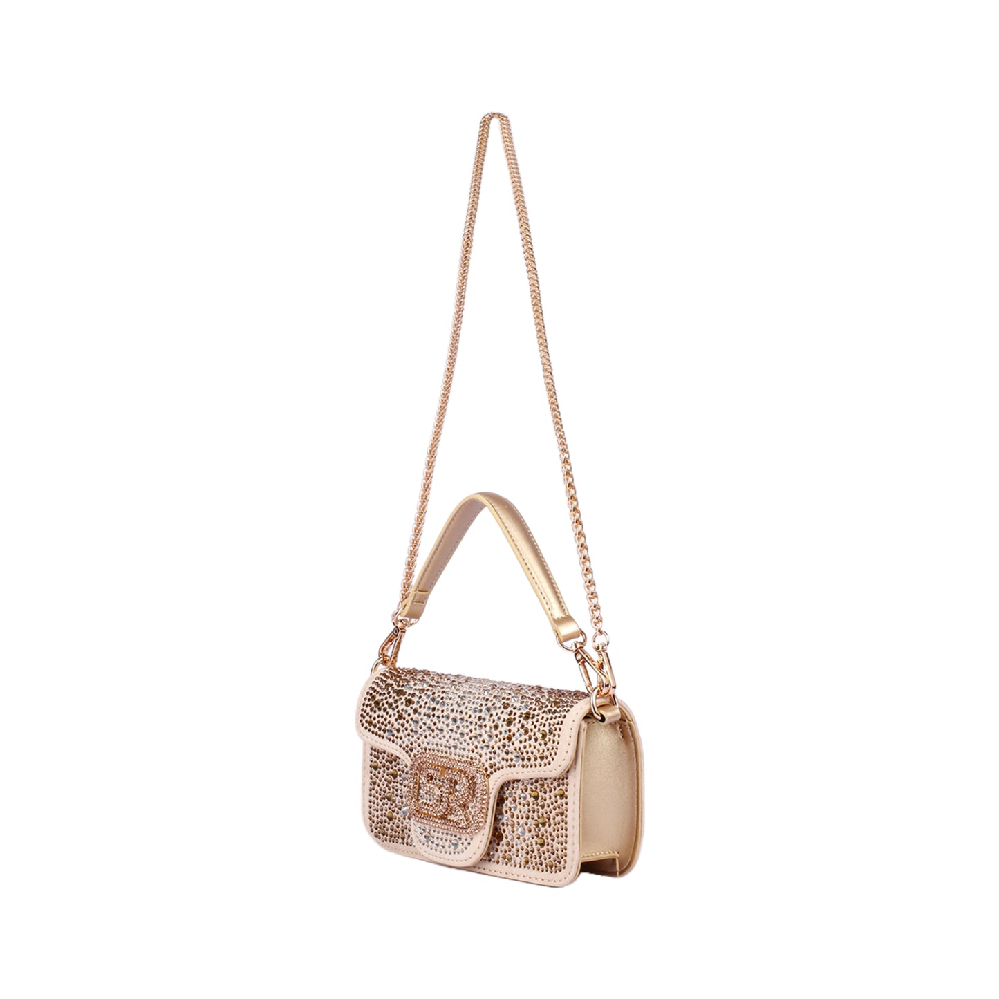 Soiree Rhinestones Mini Bag with Chain