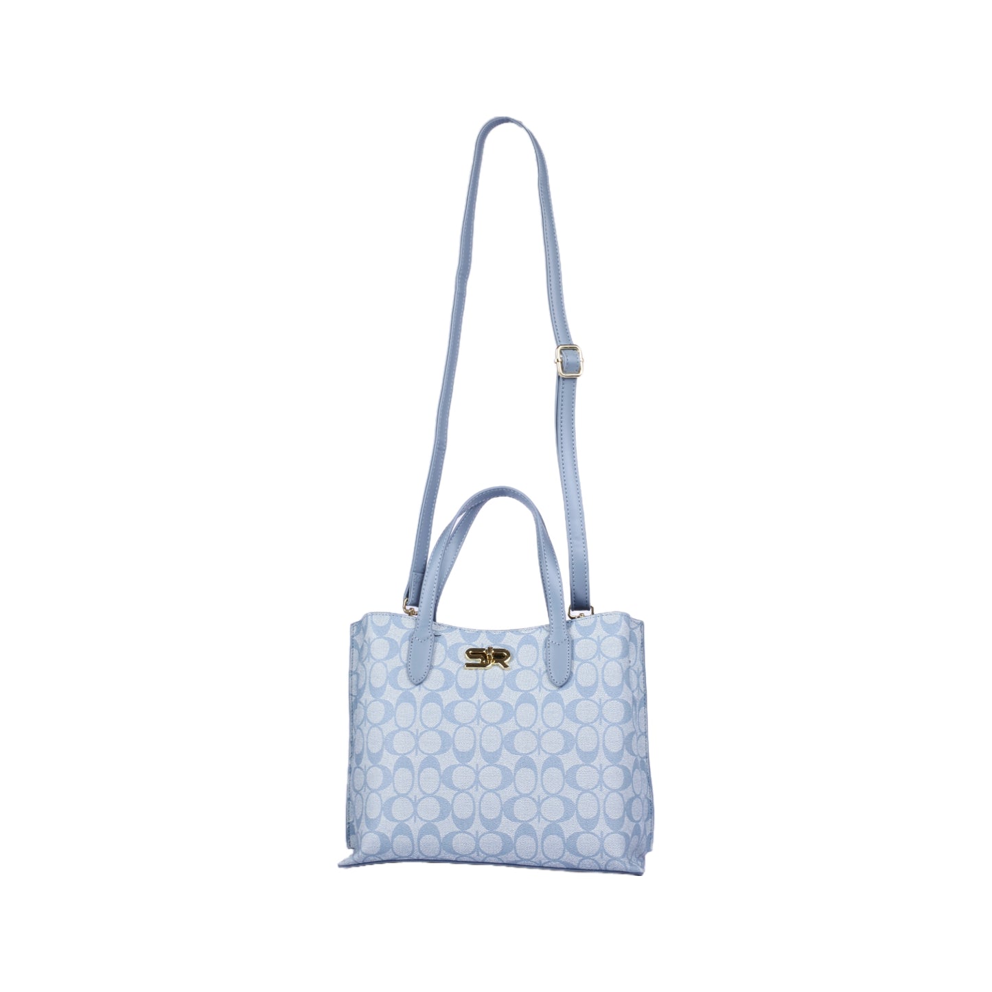 Printed Handbag with Long Strap