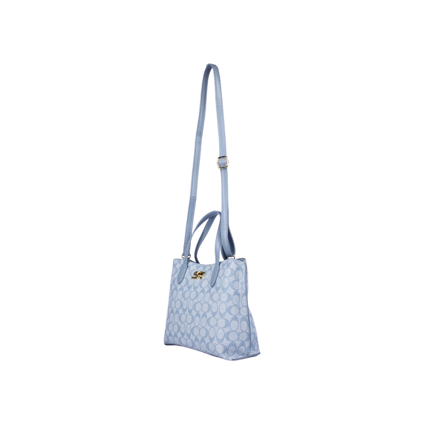 Printed Handbag with Long Strap