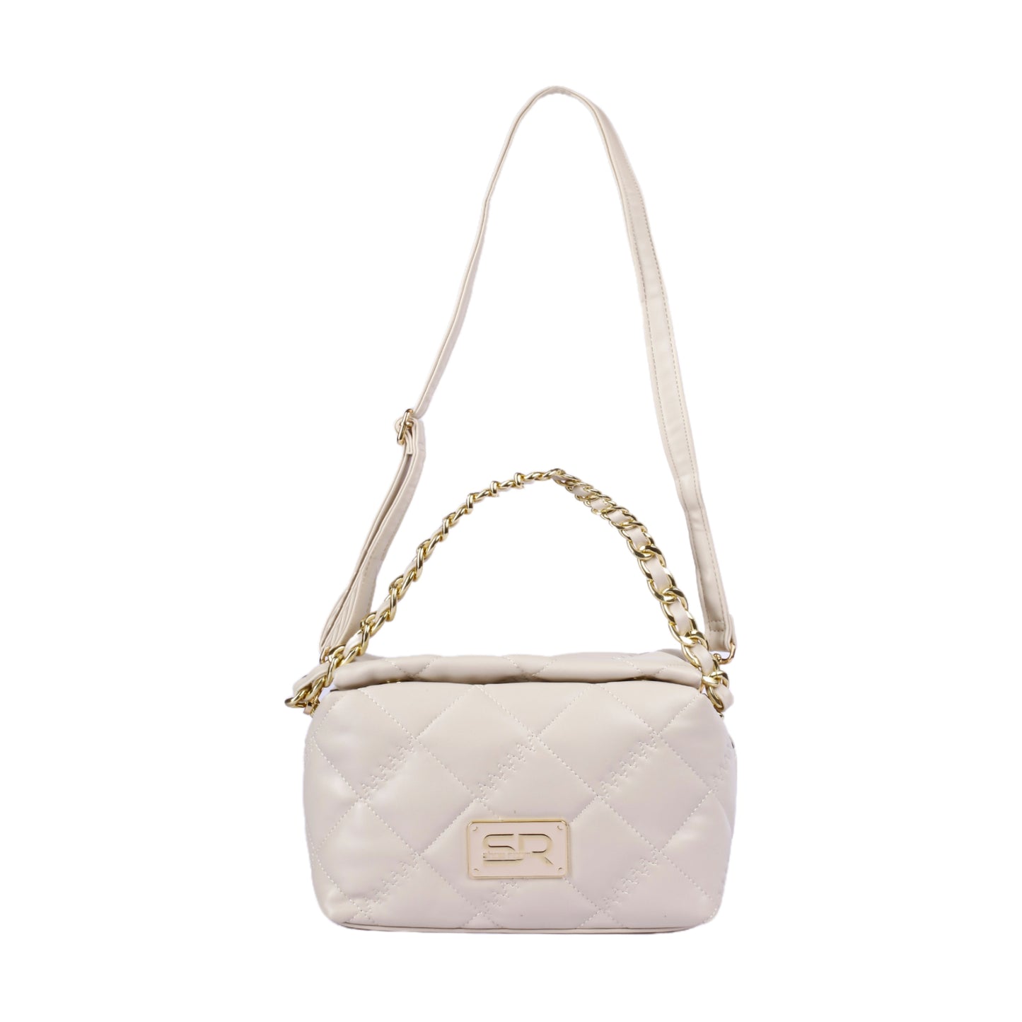 Elegant Box Handbag with Strap