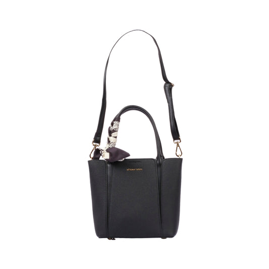 حقيبة يد صغيرة مع وشاح ومقبض طويل