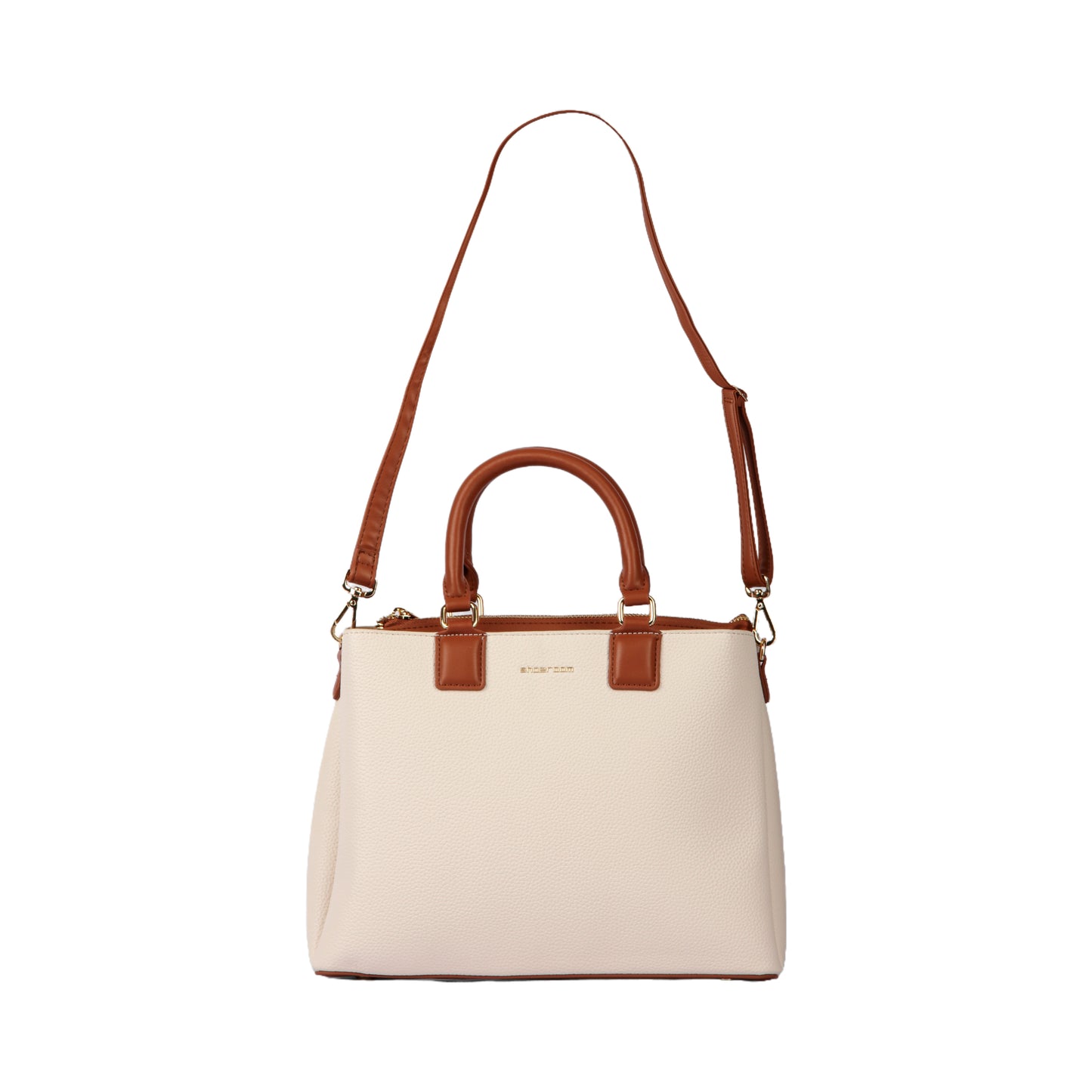 Classic Leather Handbag with Long Handle