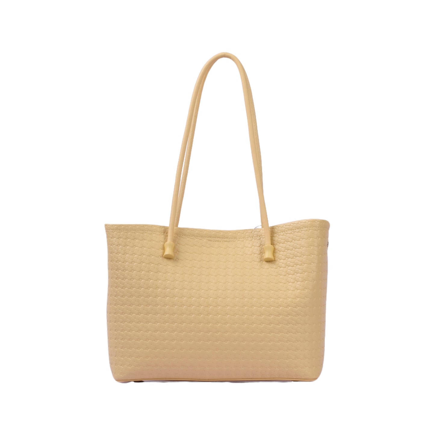 حقيبة كتف من الجلد ذي الملمس المميز