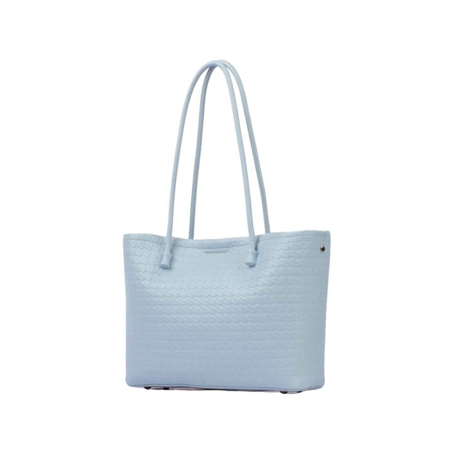 حقيبة كتف من الجلد ذي الملمس المميز