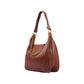 Braided Handle Ribbed Shoulder Bag