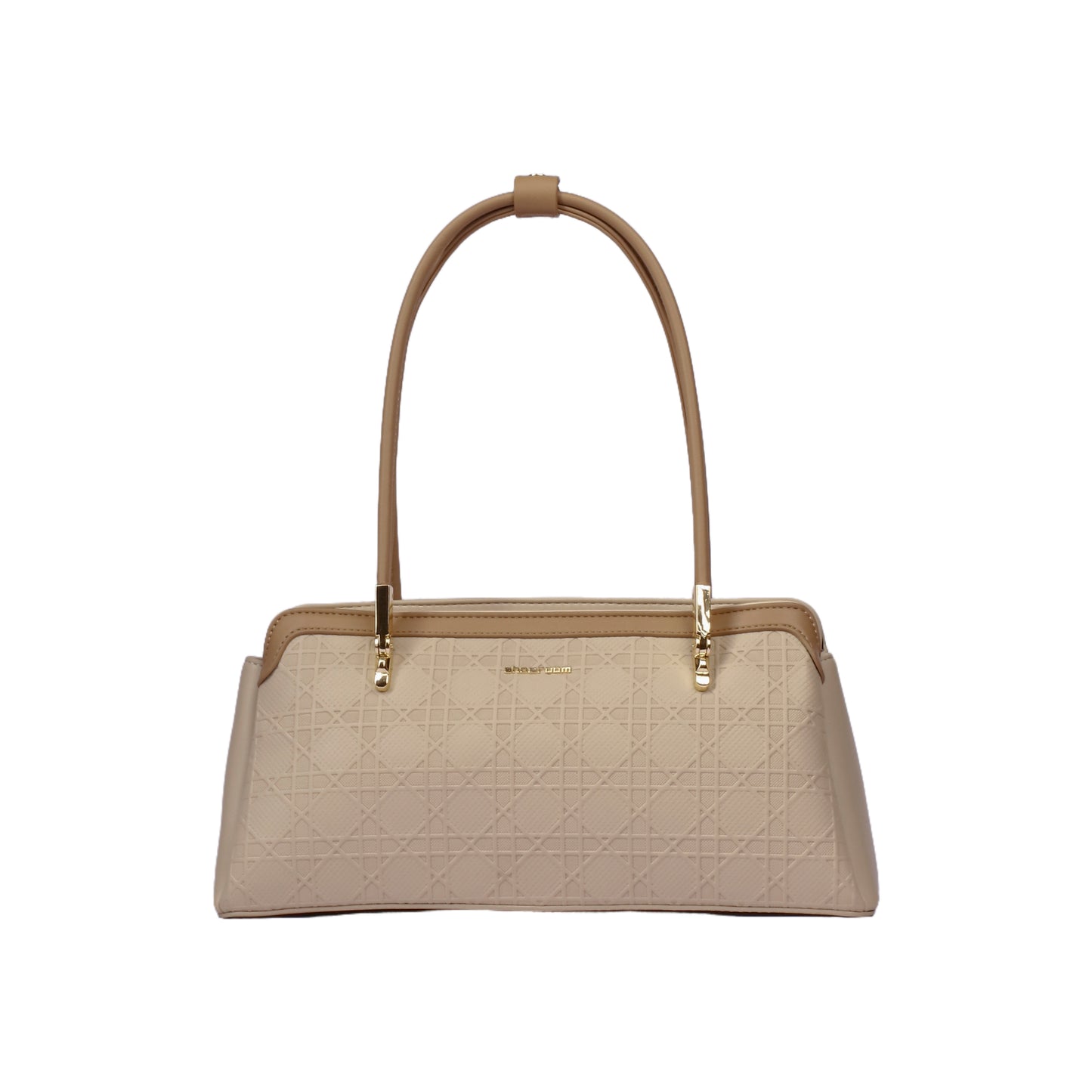 Structured Leather Shoulser Bag