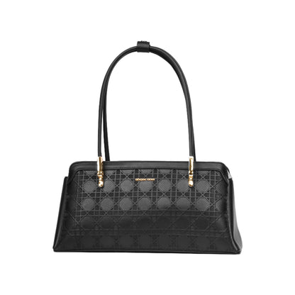 Structured Leather Shoulser Bag