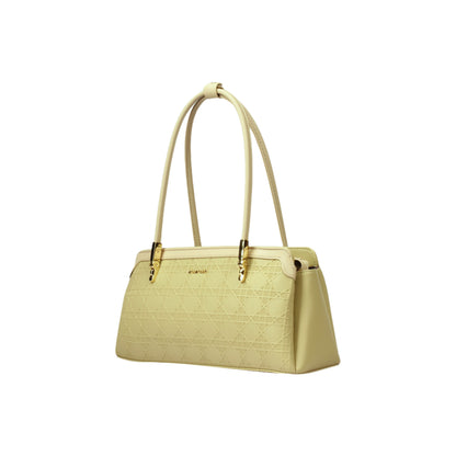 Structured Leather Shoulser Bag