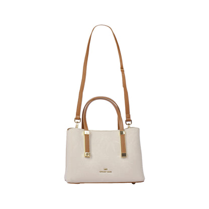 Chic Handbag with Metal Feet