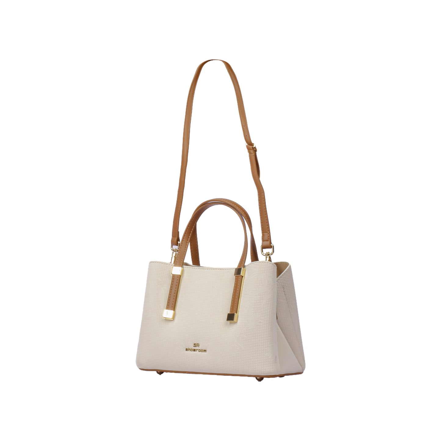 Chic Handbag with Metal Feet