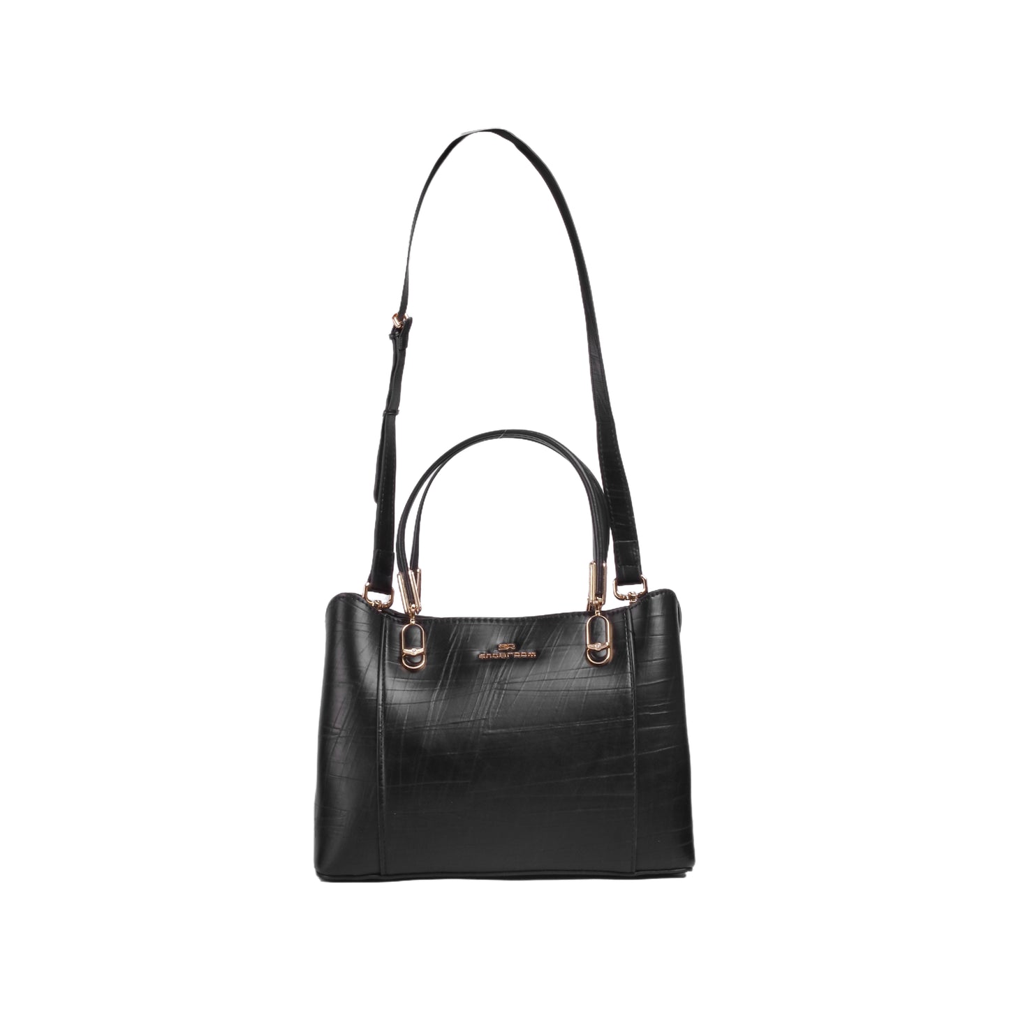Textured Leather Handbag