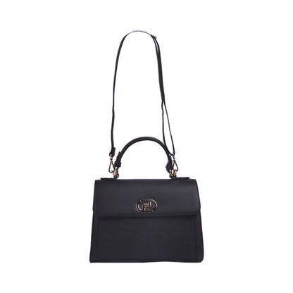 Twist Lock Handbag with Strap