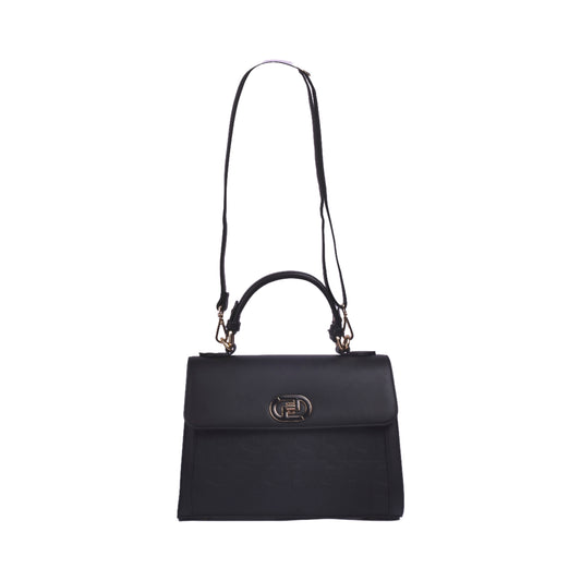 Twist Lock Handbag with Strap