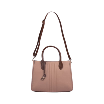Textured Handbag with Adjustable Strap