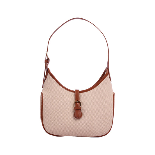 Front Decorative Buckle Shoulder Bag