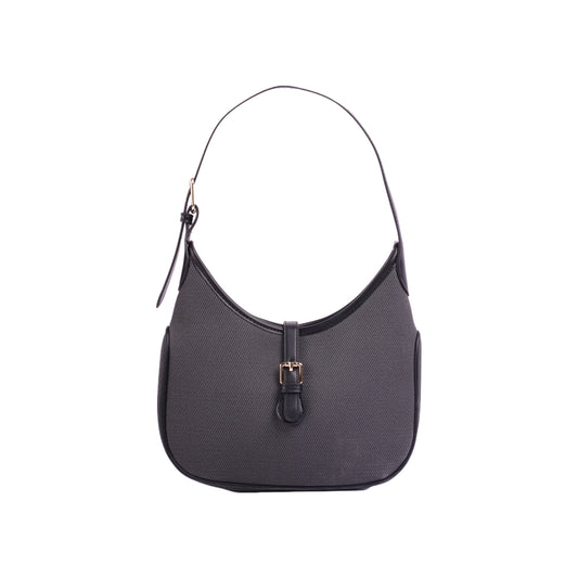 Front Decorative Buckle Shoulder Bag