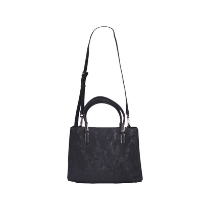 Shiny Leather Handbag with Strap