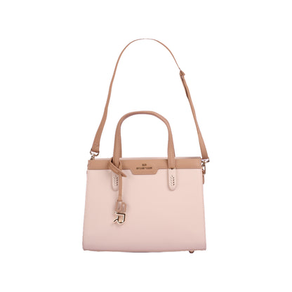 Bi-Tone Handbag with Strap