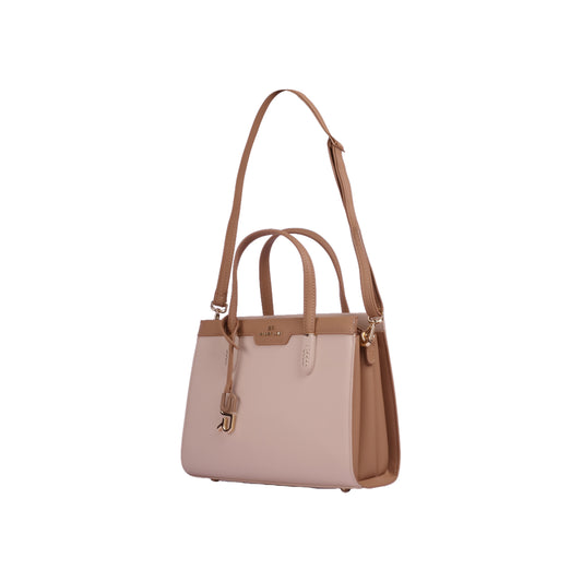 Bi-Tone Handbag with Strap