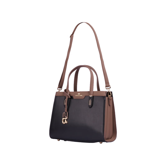 Bi-Tone Handbag with Strap