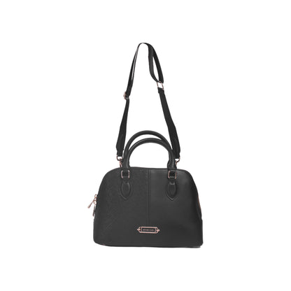 Half Embossed Leather Handbag