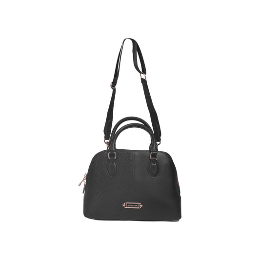 Half Embossed Leather Handbag