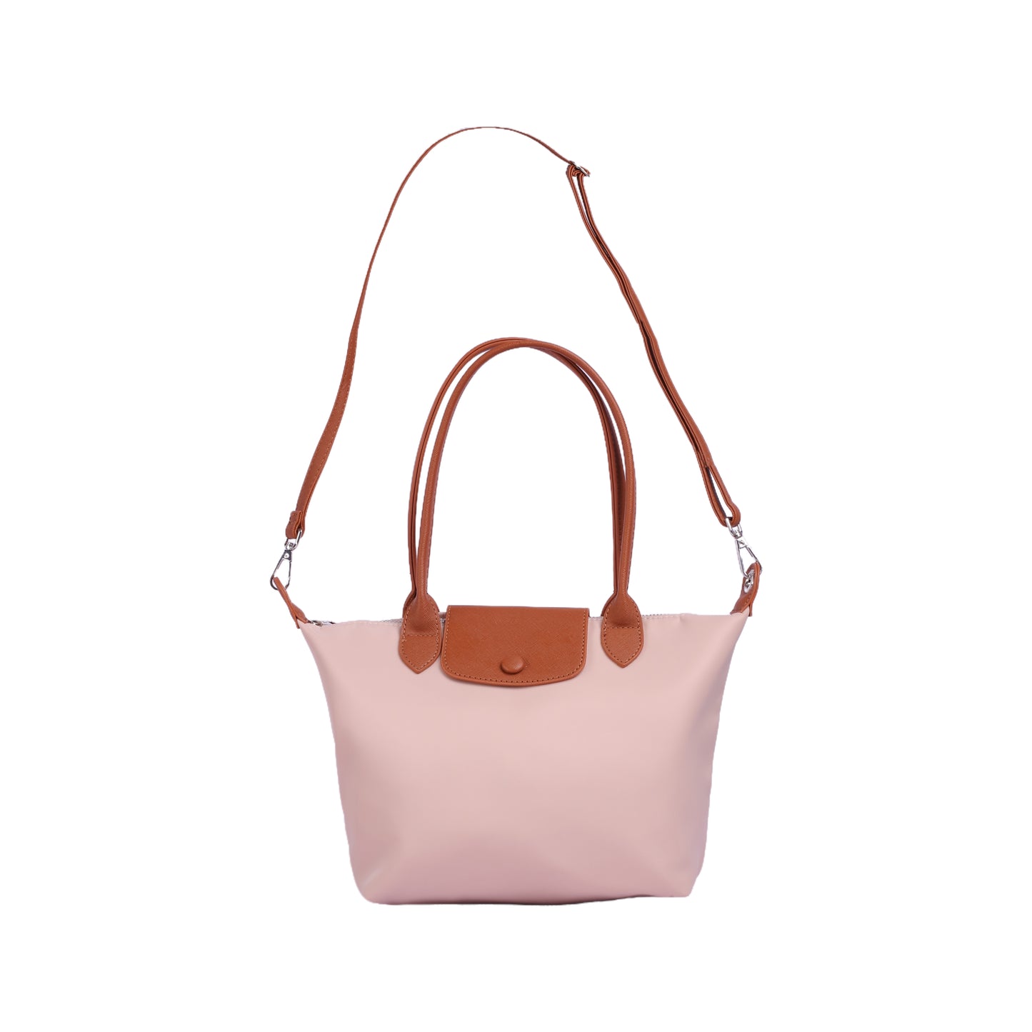 Soft Leather Handbag with Strap