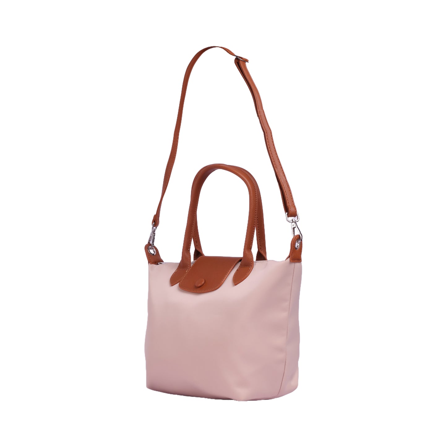 Soft Leather Handbag with Strap