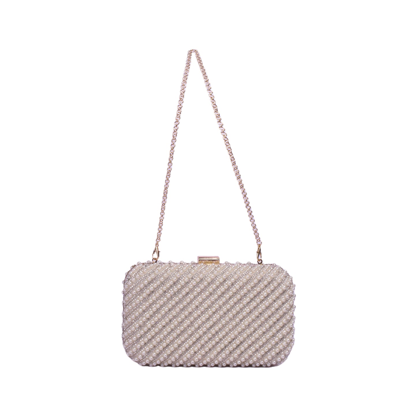 Pearl Soiree Clutch with Chain