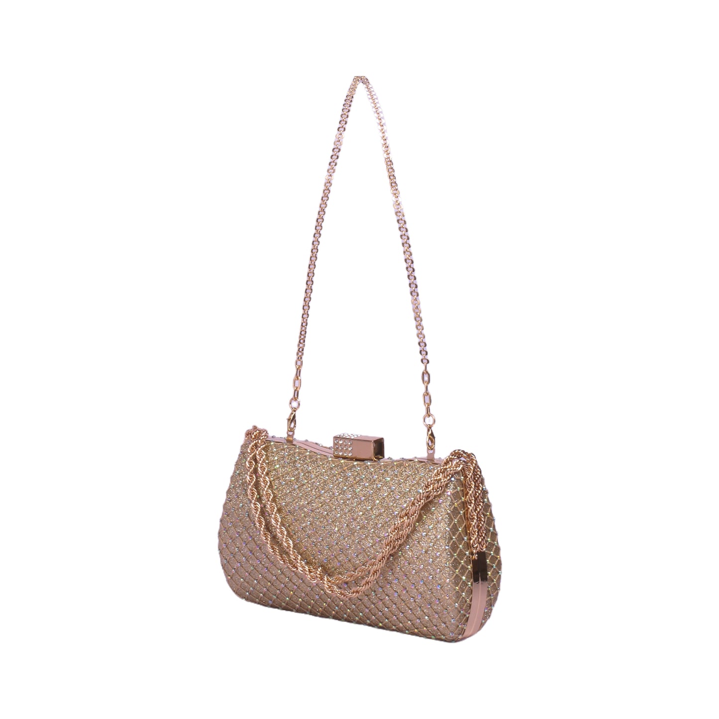 Studded Clutch with Chain