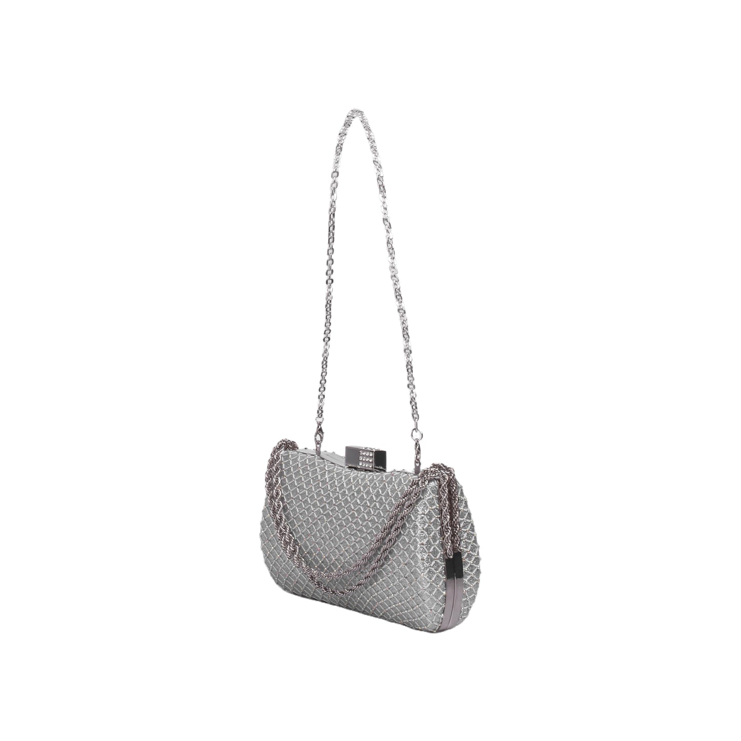 Studded Clutch with Chain