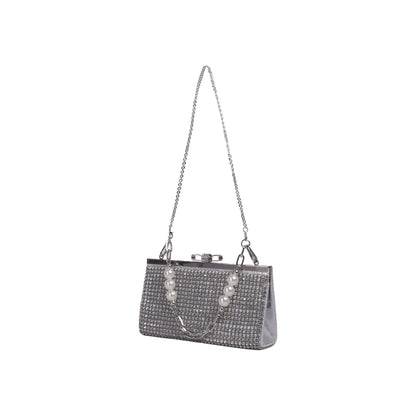 Elegant Strass Clutch with Chain