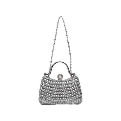 Strass Clutch with Metal Chain