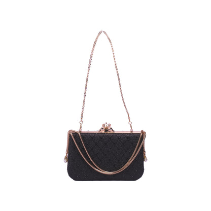 Elegant Soiree Clutch with Chain