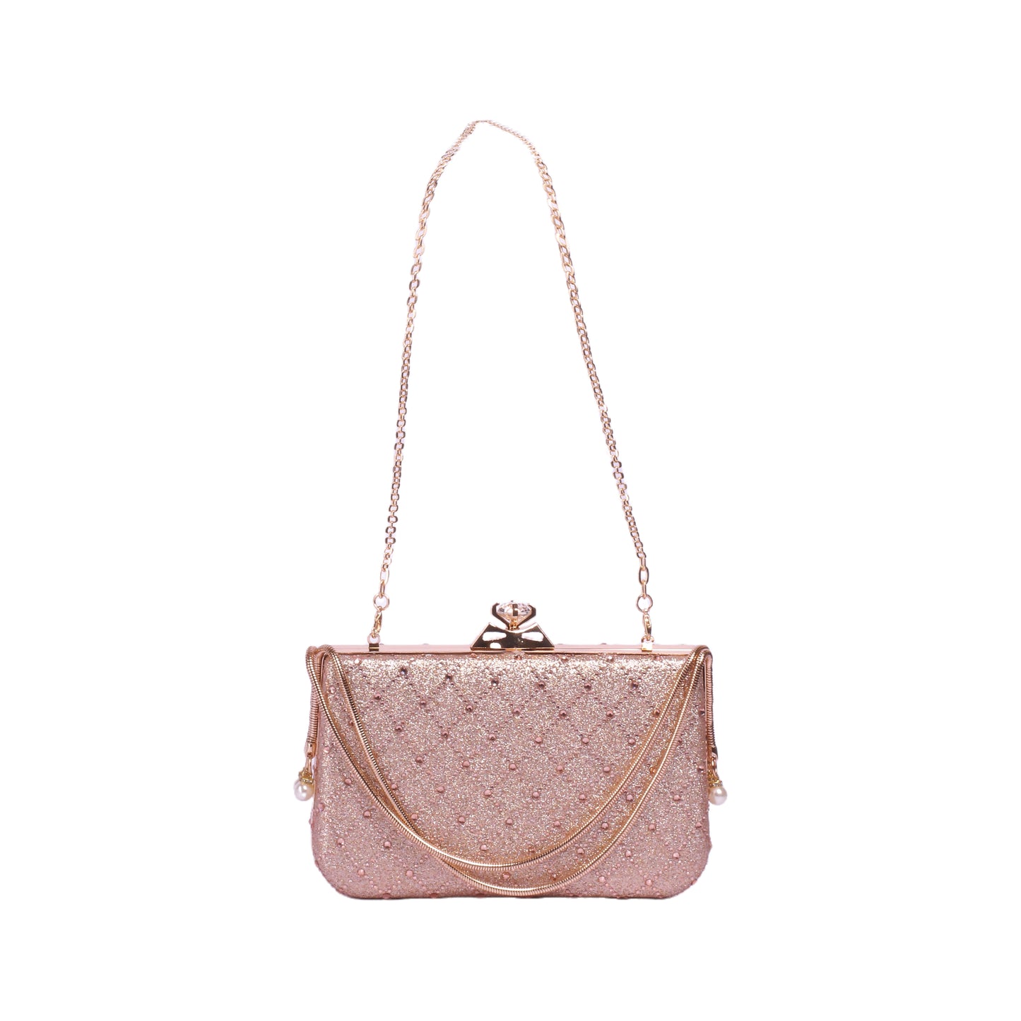 Elegant Soiree Clutch with Chain