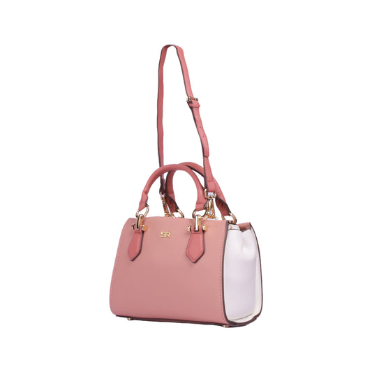 Bi-Tone Soft Leather Handbag
