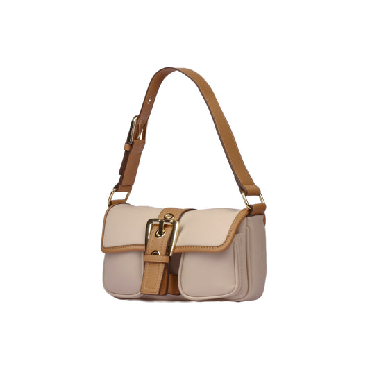 Middle Buckle Shoulder Bag