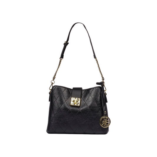 Twist Lock Crossbody Bag