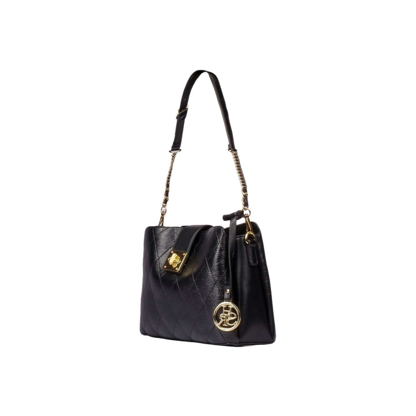 Twist Lock Crossbody Bag