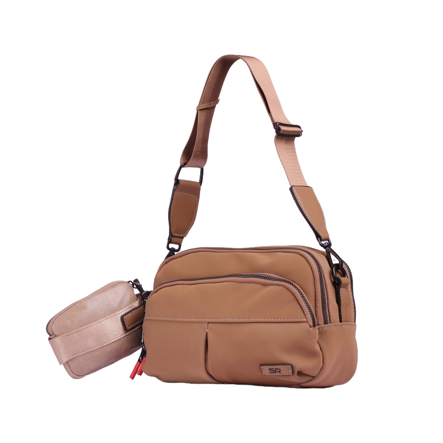 Double Pockets Cross Bag