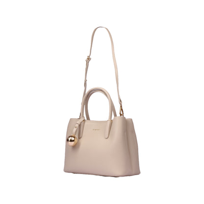 Boxy Handbag with Leather Strap