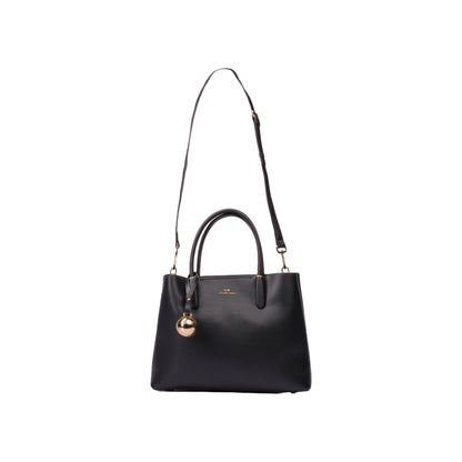 Boxy Handbag with Leather Strap